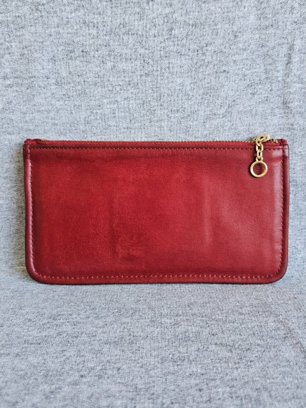 Coach Vintage Skinny Wallet Case Leather Bag Pouch & Squeeze Key Coin Bag Charm - Picture 6 of 12